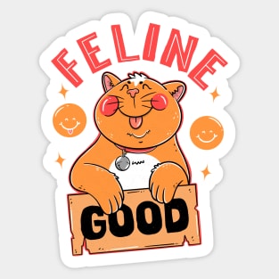 Feline Good Sticker